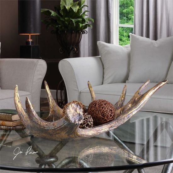 Bull Moose Antler. Crafting. Decor. Centrepiece. Shelftop. Farmhouse.