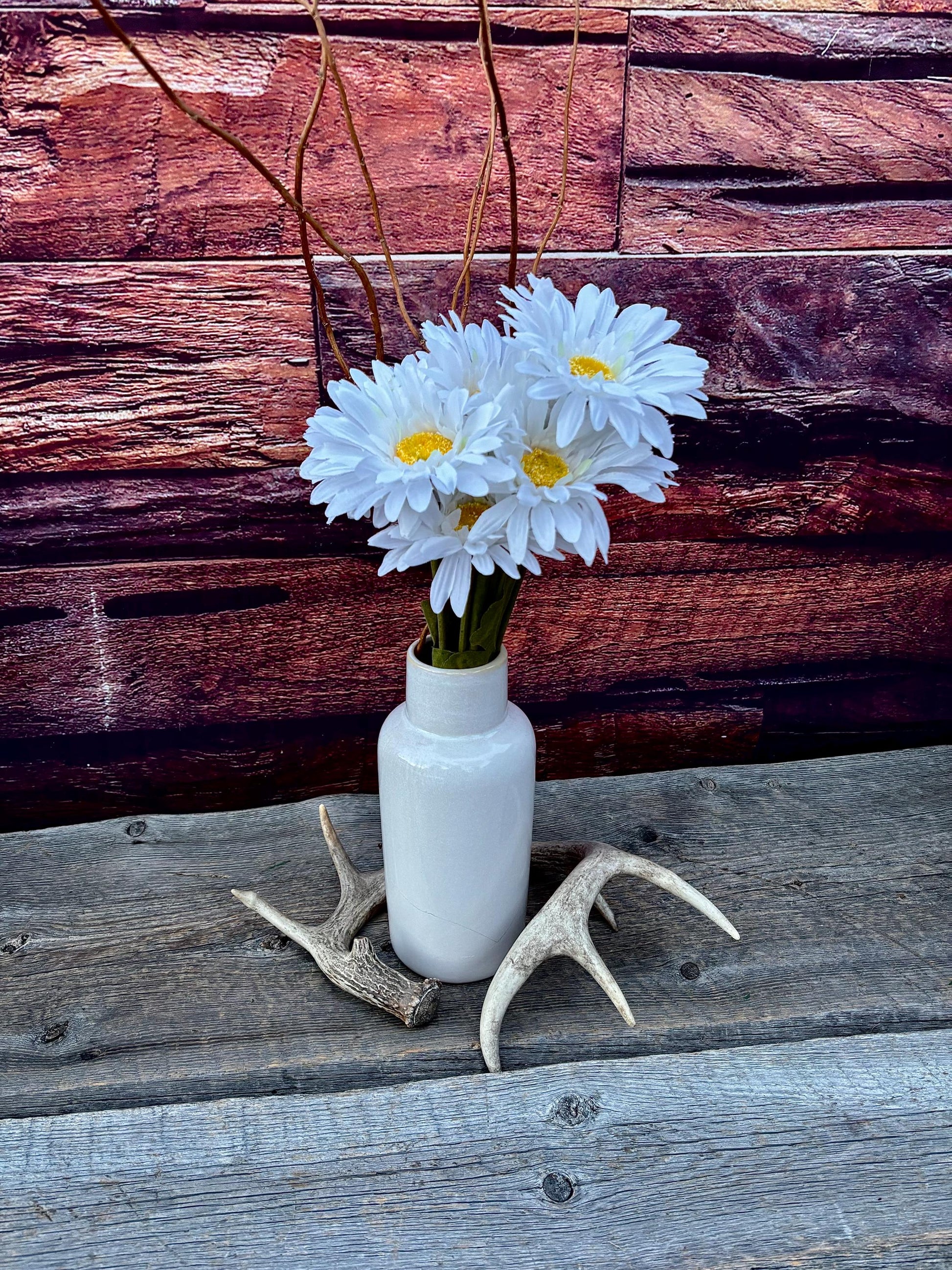 Set of Canadian Whitetail Deer Antlers. Classic Fresh, Large, Small 4x4 Antler Set.