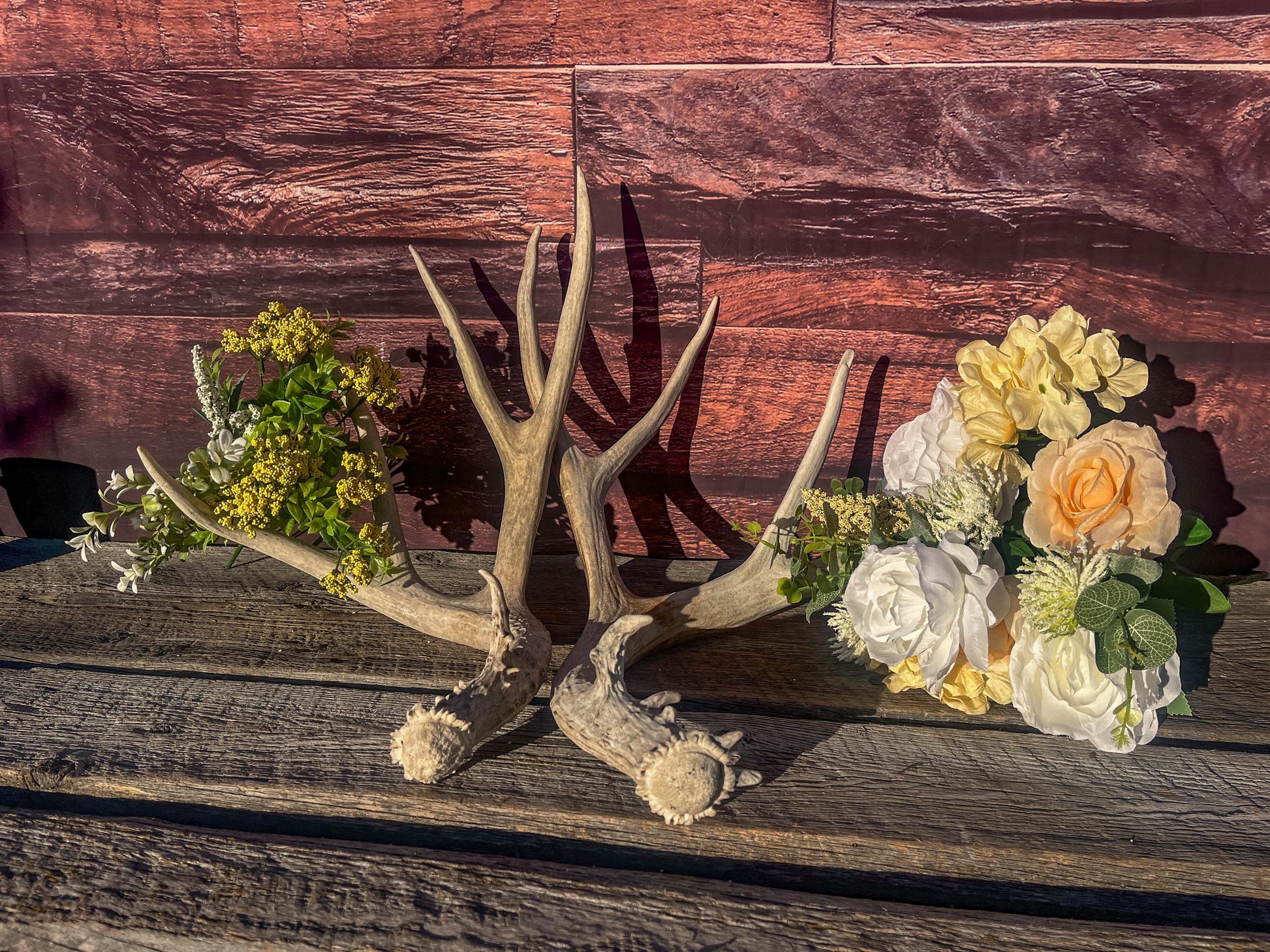 Mule Deer Antlers. Matching Antler Set. Rustic & Farmhouse Decor, Interior Design, and more!