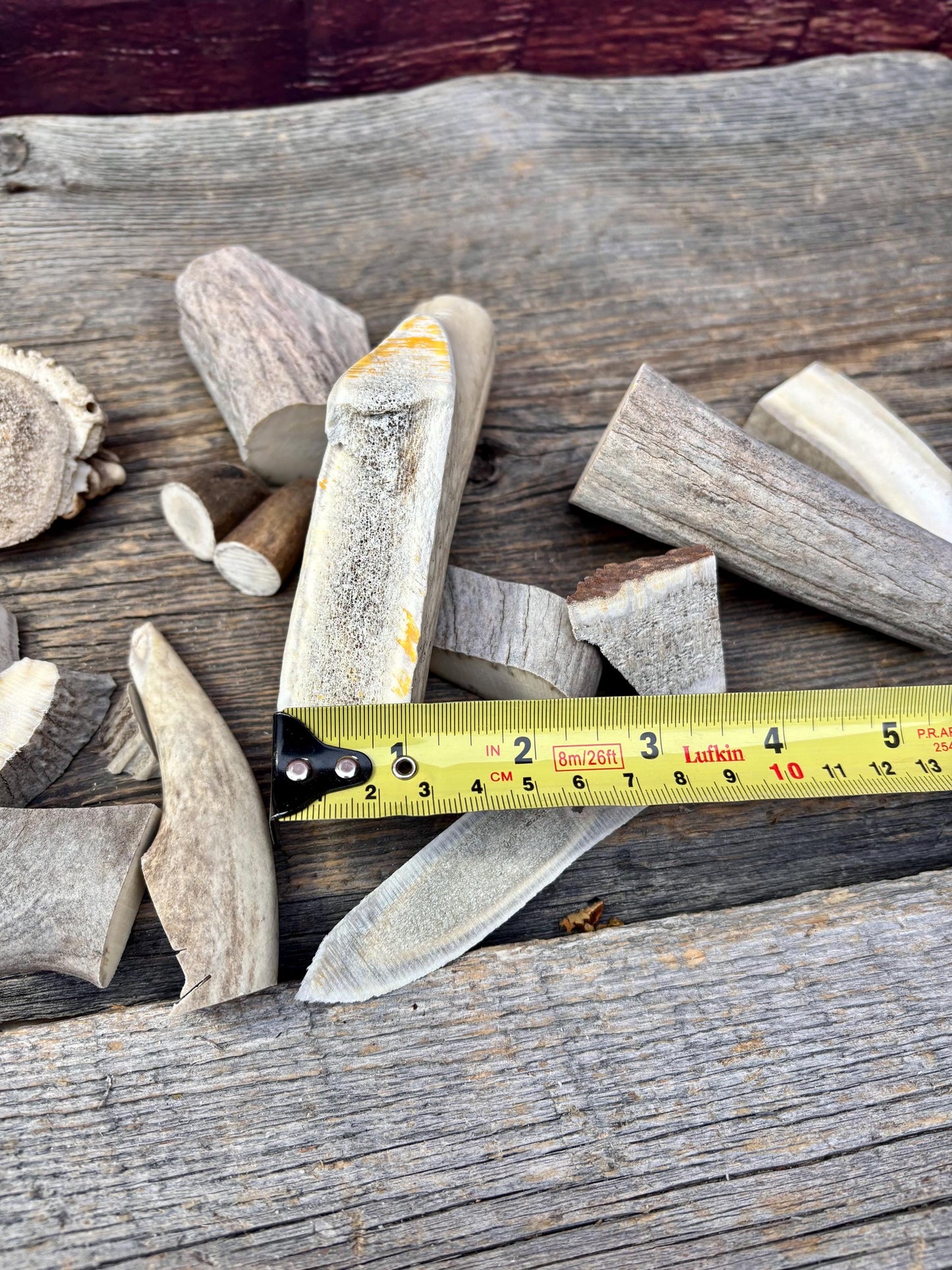 Deer, Moose and Elk Antler Chunks and Trimmings, small chunks and Trimmings and Tips. Useable for Crafting, Decor and More!