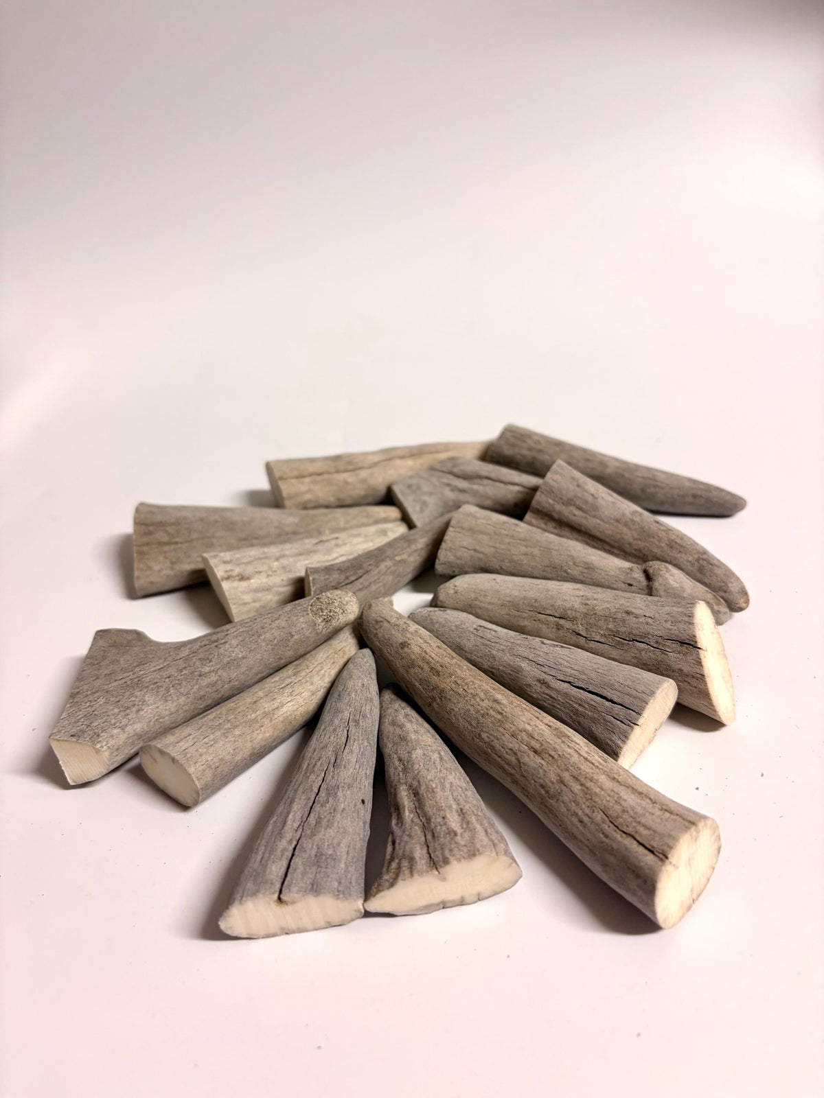 Antler Tips - Pack of 15 Tips / Tines for Crafting, Decor and More
