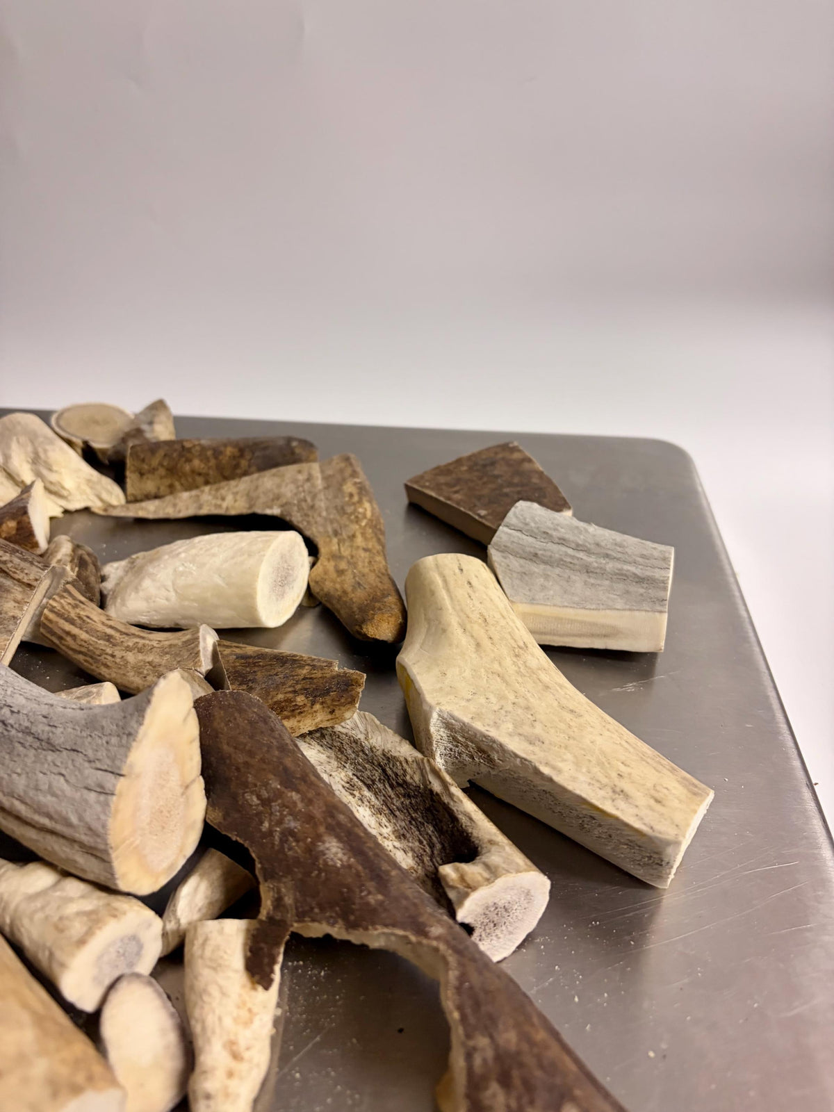 Deer, Moose and Elk Antler Chunks and Trimmings, small chunks and Trimmings and Tips. Useable for Crafting, Decor and More!