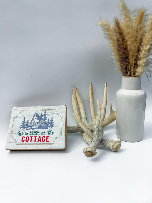 Large Whitetailed Deer Antlers - Matching set. Decor Crafting and More